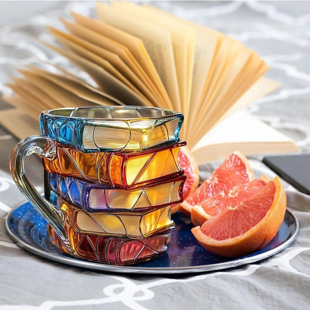 LiteraCup | Mug with Painted Book