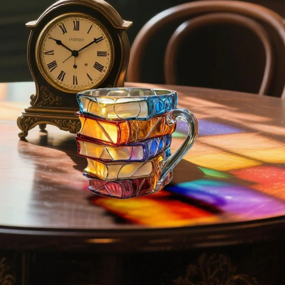 LiteraCup | Mug with Painted Book