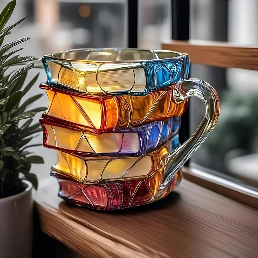 LiteraCup | Mug with Painted Book