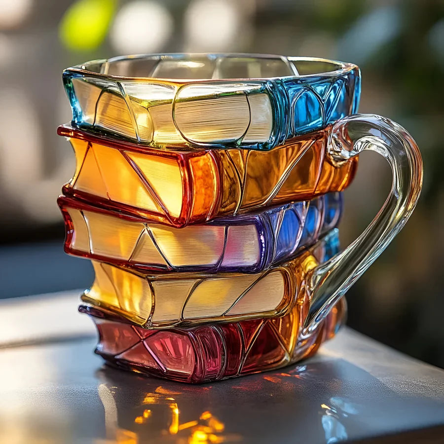 LiteraCup | Mug with Painted Book